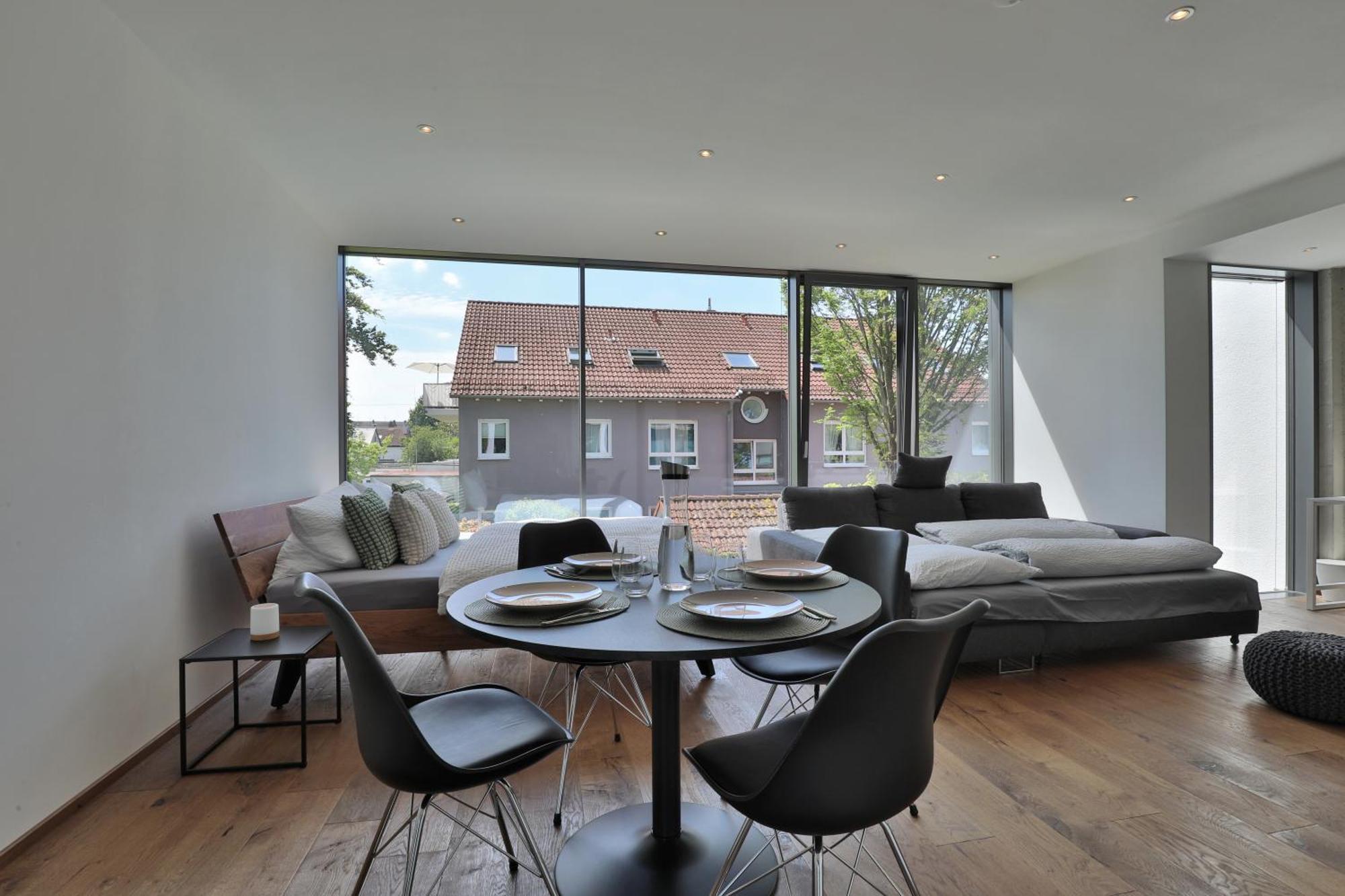 Moderne Studio-Wohnung Gersthofen Kültér fotó